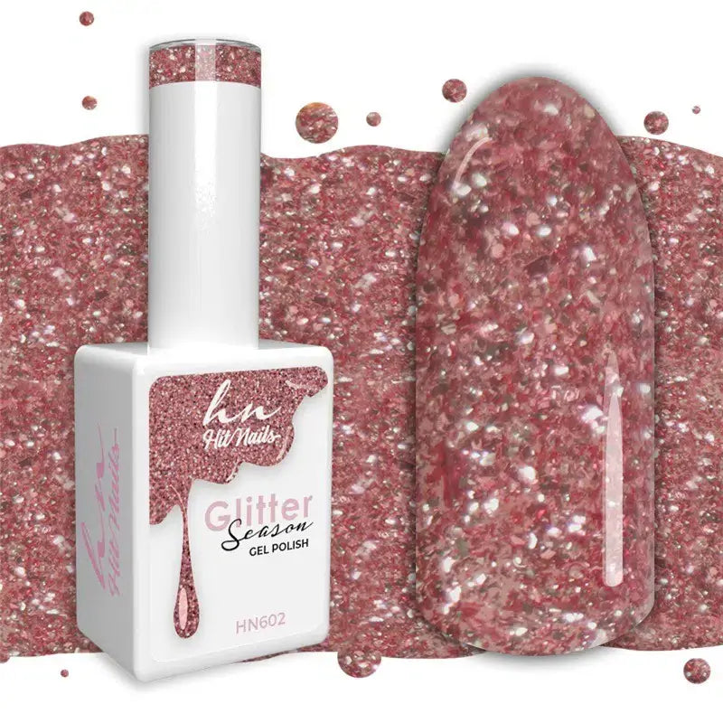 Gel Polish Glitter Season - HN602 - 10ml