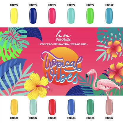 Gel Polish Tropical Vibes - HN477 - 10ml